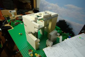 Chancellorship building in Lego